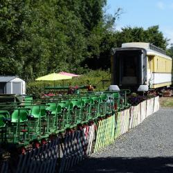 Un long vélo-rail sur la première étape