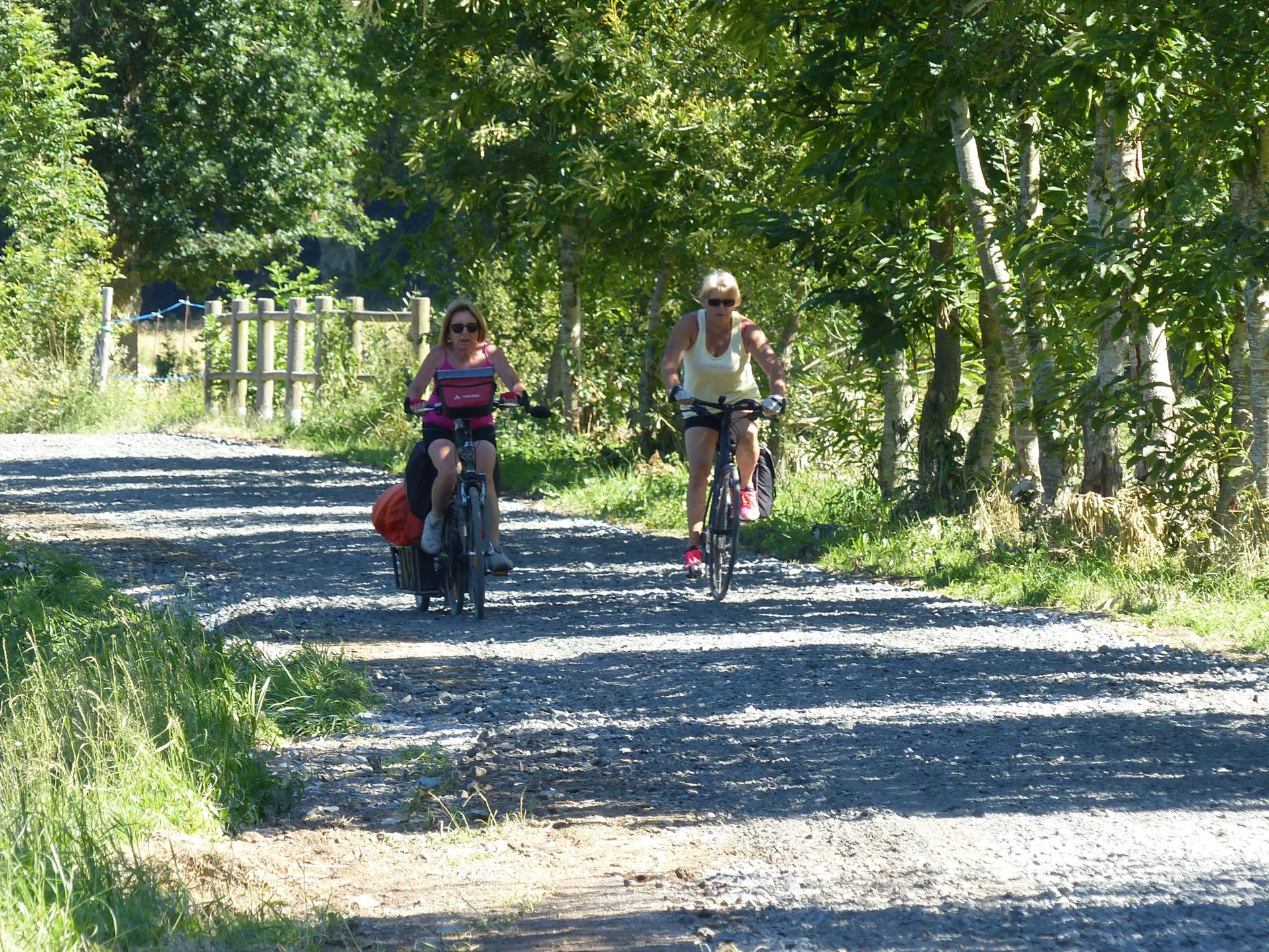 sur le halage entre MAYENNE et ST JEAN SUR MAYENNE