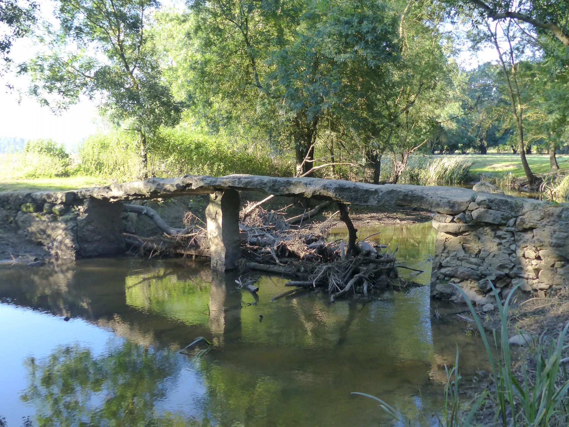 Pont mégalithique sur le Thouet