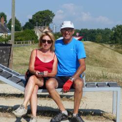 Pause au point zéro de la Loire à vélo